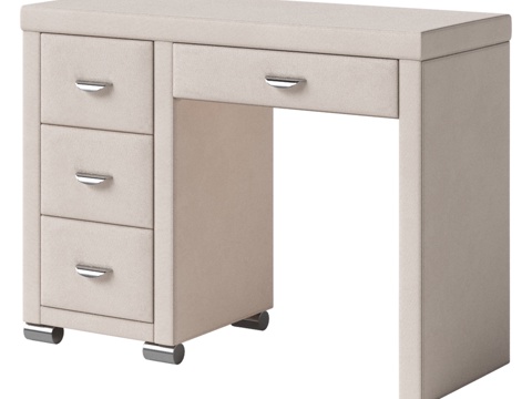  OrmaSoft-2梳妆台（4抽屉）左侧款3d模型 