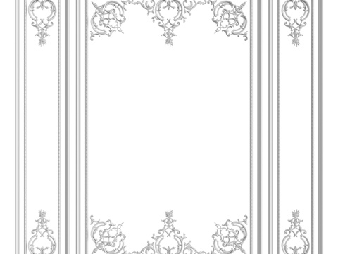  墙面组合 #1763d模型 