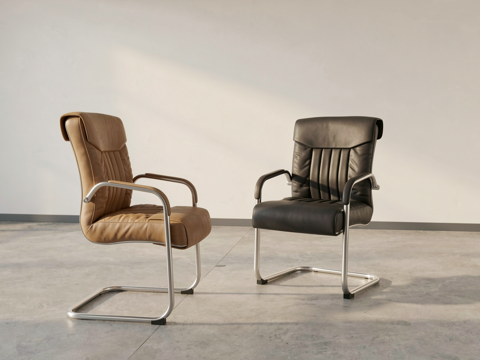 现代办公椅_会议椅su模型