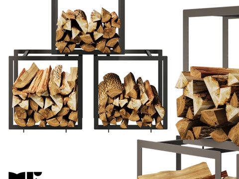  MANO FACTORY出品OM模块化柴棚3d模型 