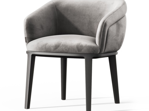  FIFTYFOURMS Alveus Base 餐椅3d模型 