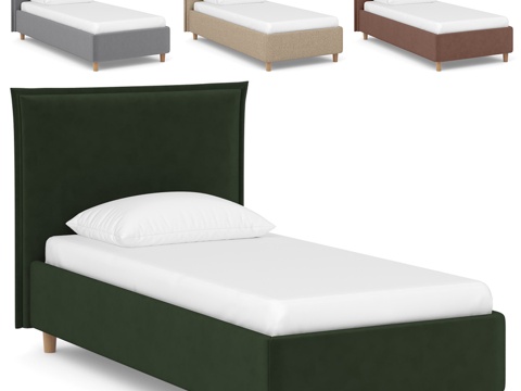  青少年床贝茜新款3d模型 