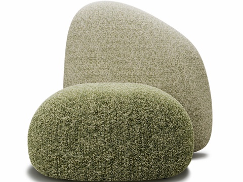  OM Siori Rokku扶手椅 90x83x803d模型 