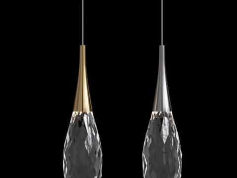  感性萤石吊灯（OM）3d模型 