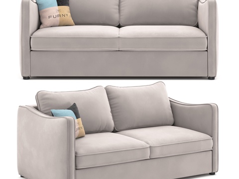  OM The Furny 马尔默沙发床 191x108x943d模型 