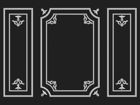  墙面组合 #186. LepGrand3d模型 