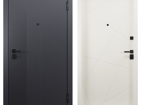  10号法尔科入户门3d模型 