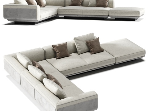  FIFTYFOURMS 伊甸园5号模块化沙发3d模型 