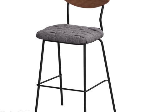  LoftDesigne 30550 型号吧凳3d模型 