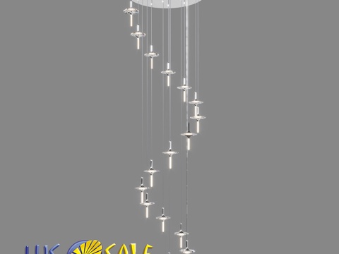  OM吊灯 Lussole LSP-73743d模型 