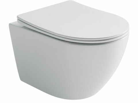  OM悬挂式马桶 CERAMICANOVA Uno冲水龙卷风3d模型 