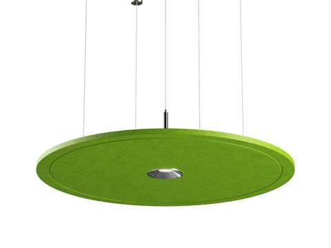  吸音吊灯 D600xH160mm OM3d模型 