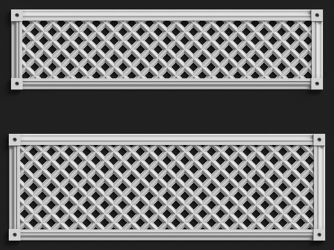  通风格栅 #2 和 #8。LepGrand3d模型 