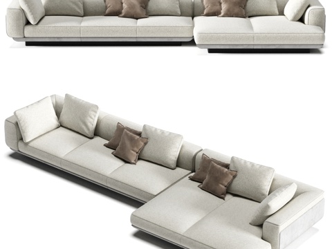 FIFTYFOURMS Eden 3 模块化沙发3d模型 