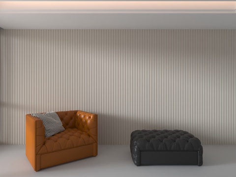  当然沙发椅3d模型 