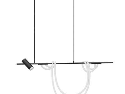  吊灯 可调光 Kylie 黑色 08039K -120A,13d模型 