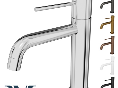  OM AVS Slimmer 面盆龙头3d模型 