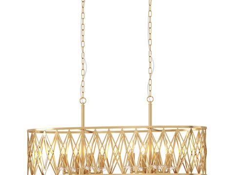  斯蒂尔福特悬挂式枝形吊灯，罗姆比克系列3d模型 