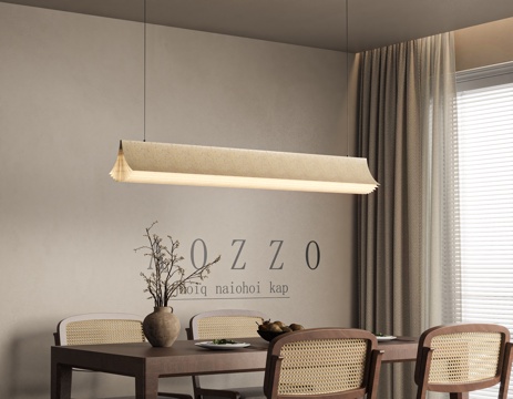  侘寂吊灯3d模型 