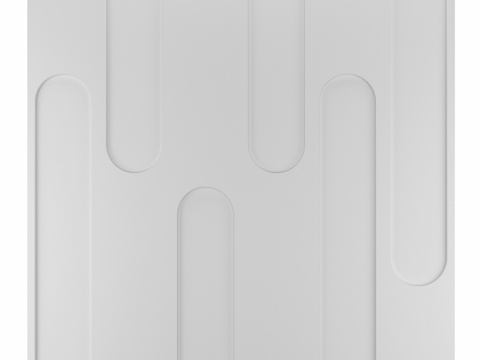 OM 石膏3D面板瀑布3d模型