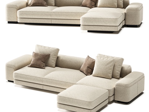  FIFTYFOURMS Lares 7 模块化沙发3d模型 