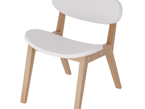  OM高脚椅 经典款3d模型 