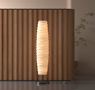  现代落地灯3d模型 