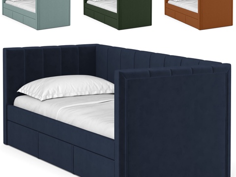  青少年床 Roxy Duo3d模型 