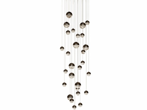  吊灯 MODELUX ML.2408.30 BK3d模型 