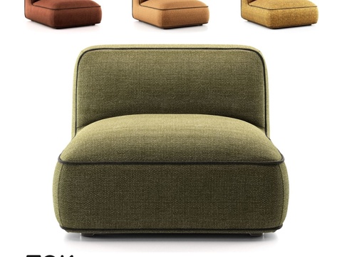  (OM) 系列扶手椅 气球 Tok家具3d模型 