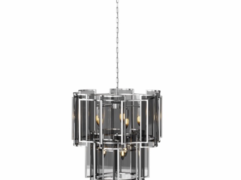  吊灯 10433 8 LOFT IT 反射款3d模型 