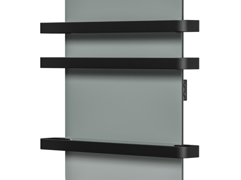  艾伦布劳无限系列60x电热毛巾架3d模型 