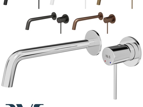  OM AVS Slimmer 带内置部件的洗手盆龙头3d模型 