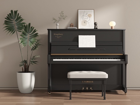 现代钢琴su模型