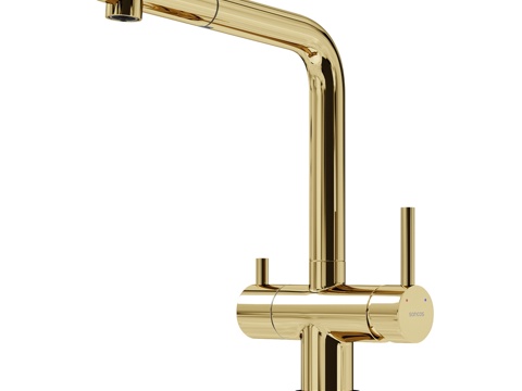  OM厨房龙头Spin带拉出式出水嘴，过滤器3d模型 