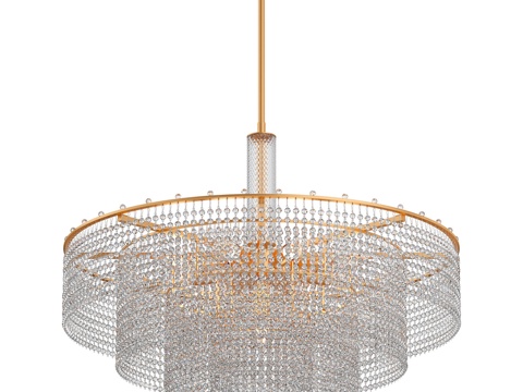 Favourite Fringe 4762-9P 吊灯3d模型