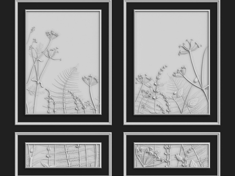 墙面组合 No. 2003d模型