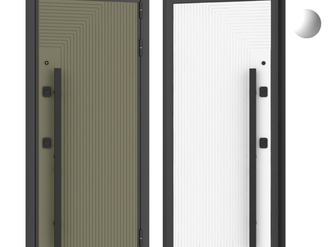  Guardian入户门，Techno 05饰面3d模型 