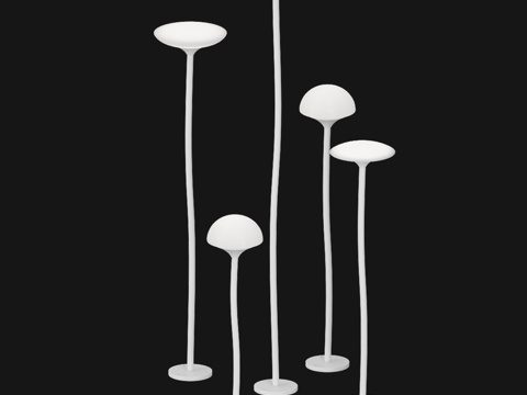  派克白色路灯 09500-5. 013d模型 