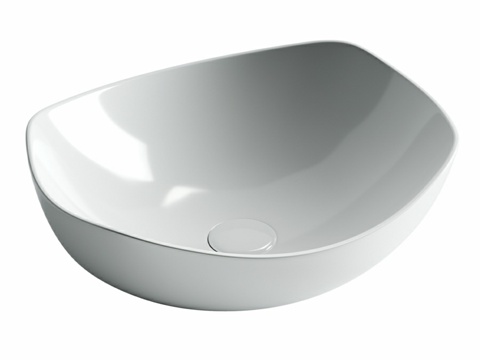 OM 悬挂式椭圆形洗手盆 Element 420x385x13d模型 