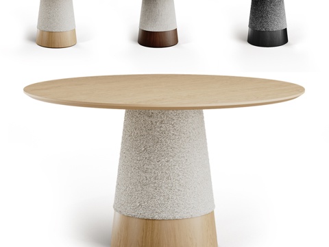  (OM) MANO FACTORY VOLAN布艺餐桌3d模型 