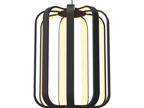  Halo Cage Mini OM LED吊灯3d模型 