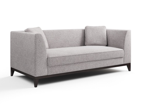  椴木OM沙发3d模型 