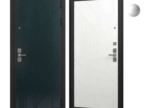  守护者入户门配峡湾K 08饰条3d模型 