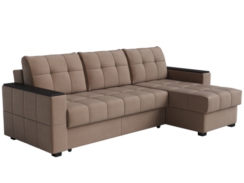  杜塞尔多夫转角沙发床3d模型 