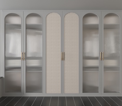  现代置物柜3d模型 