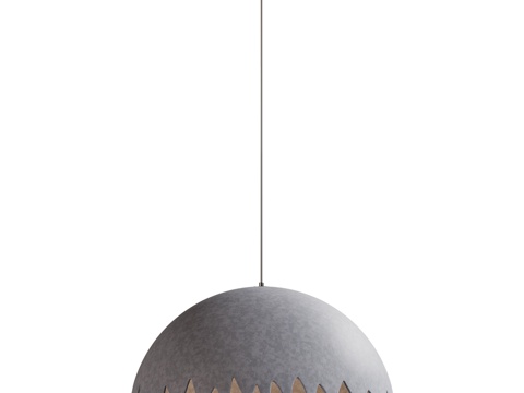  吸音吊灯 D480xH260mm OM3d模型 