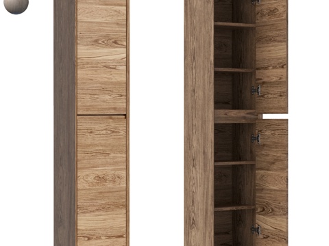  OM Marmi 1.0, Marmi 2.0 壁挂式高柜3d模型 