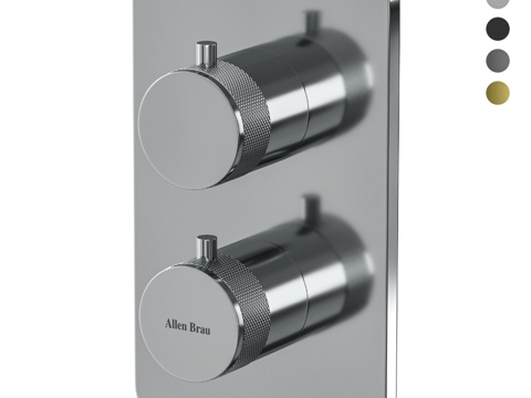  艾伦布劳优先级系列 5.31213-00 镀铬浴缸龙头3d模型 