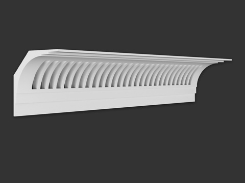  装饰檐口 SKT399V (通风型)3d模型 